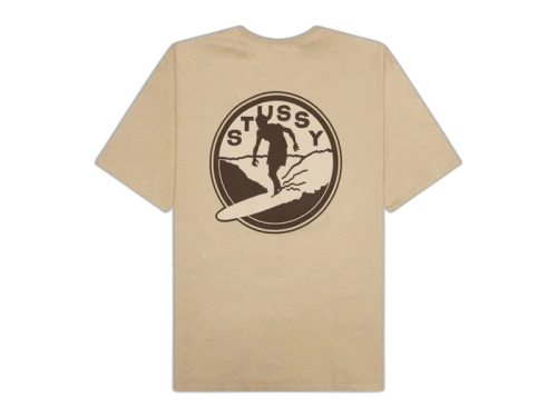 Stussy Surf Club Pigment Dyed Tee Brown