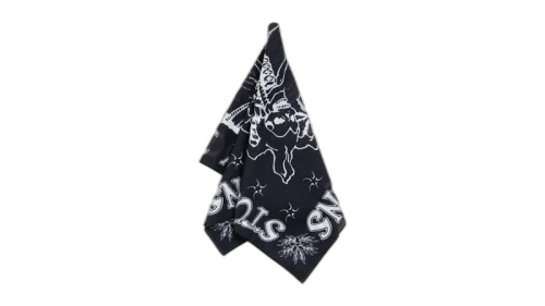 Stussy Surf Joker Bandana Black