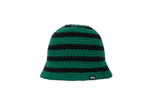Stussy Swirl Knit Bucket Hat Forest (SS23)