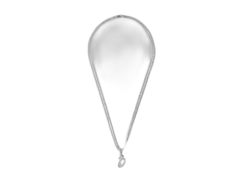 Stussy Swirly S Sterling Silver Chain Silver