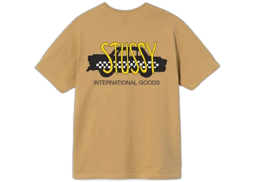 Stussy Taxi Cab Tee Khaki