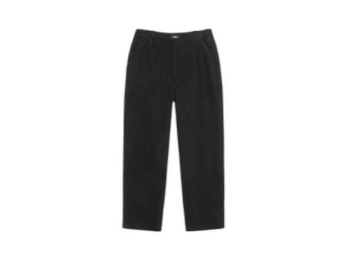 Stussy Textured Wool Relaxed Trouser Black