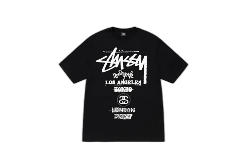 Stussy Tour Tee Black (FW22)
