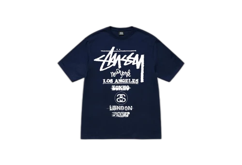 Stussy Tour Tee Navy (FW22)