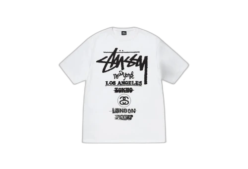 Stussy Tour Tee White (FW22)