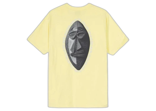 Stussy Tribal Mask Tee Yellow