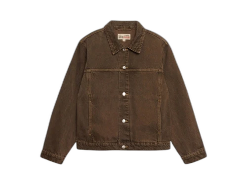 Stussy Trucker Denim Jacket Mushroom