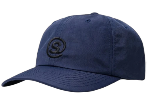 Stussy Washed Nylon Symbol Low Pro Cap Blue