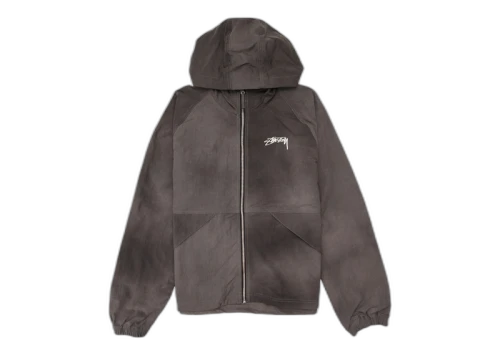 Stussy Wave Dye Beach Shell Jacket Black
