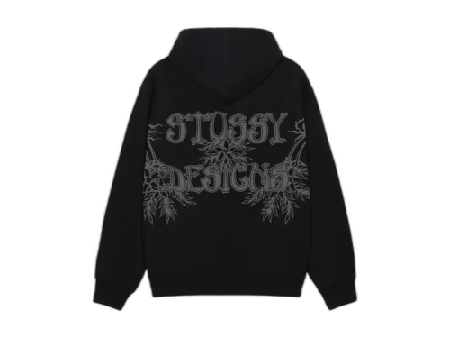 Stussy Wes Palms Hoodie Black