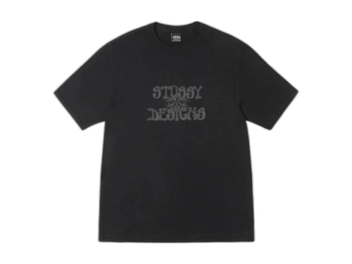 Stussy Wes Palms Pigment Dyed Tee Black
