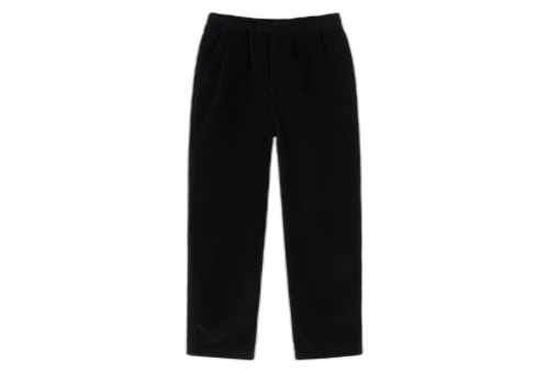 Stussy Wide Wale Cord Beach Pant Black (FW22)