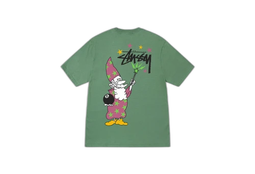 Stussy Wizard Tee Green (FW22)