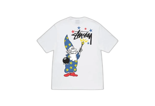 Stussy Wizard Tee White (FW22)