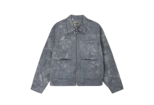 Stussy Wonderland Hand-Dyed Work Jacket Charcoal (FW22)