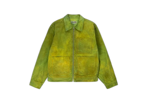 Stussy Wonderland Hand-Dyed Work Jacket Green (FW22)