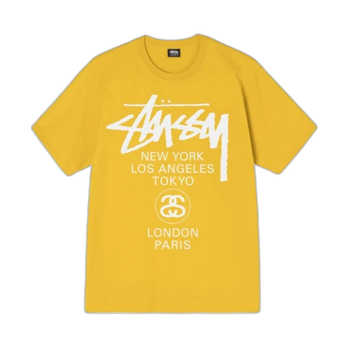 Stussy World Tour T-Shirt Honey