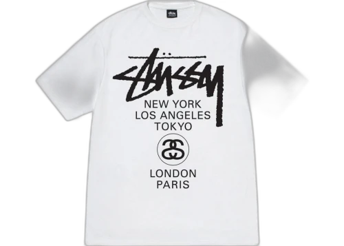 Stussy World Tour Tee White