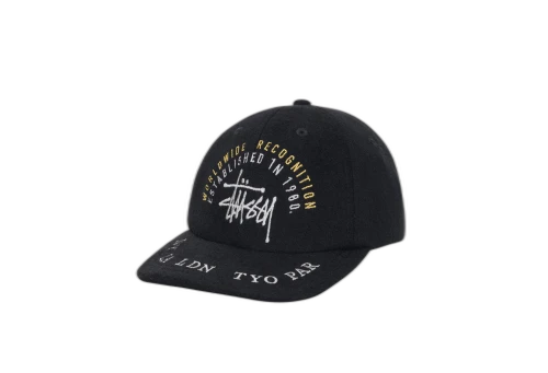 Stussy Worldwide Low Pro Cap Black (FW22)