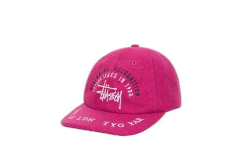 Stussy Worldwide Low Pro Cap Pink (FW22)