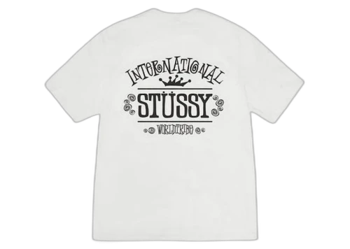 Stussy Worldwide Pigment Dyed Tee Natural