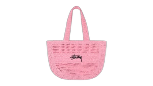 Stussy Woven Tote Bag Light Pink