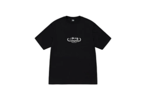 Stussy Wreath Tee Black (FW22)