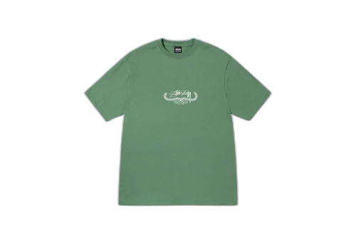 Stussy Wreath Tee Green (FW22)