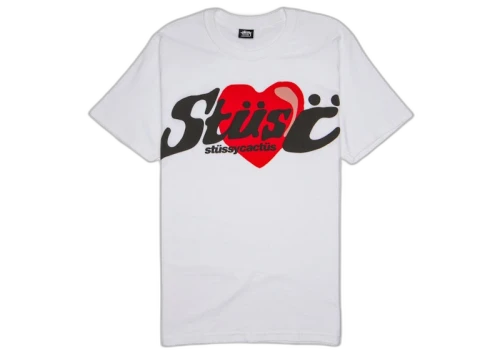 Stussy x CPFM Heart T-shirt White
