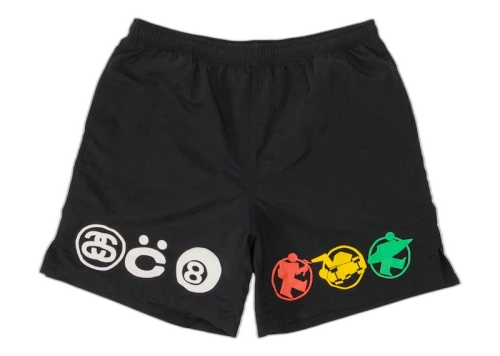 Stussy x CPFM Icon Water Shorts Black