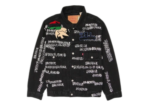 Stussy x Denim Tears x Our Legacy TTL Denim Jacket Black
