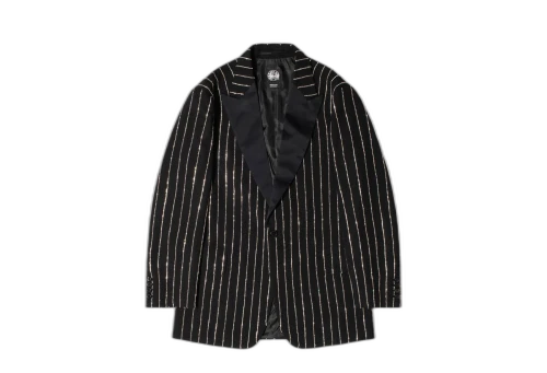 Stussy x Dries Van Noten Crystal Smoking Blazer Black (FW22)
