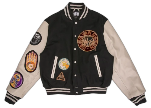 Stussy x Dries Van Noten Varsity Jacket Black