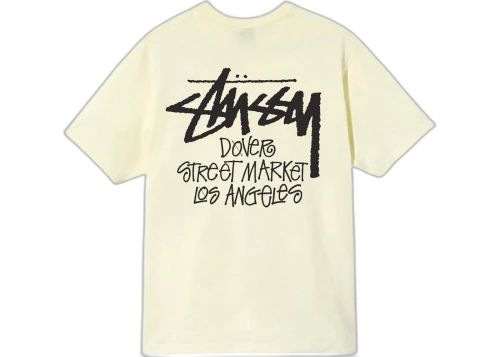 Stussy x DSM Los Angeles Tee Pale Yellow