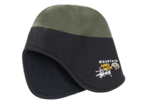 Stussy x Mountain Hardwear Ear Flap Beanie Poblano/Black