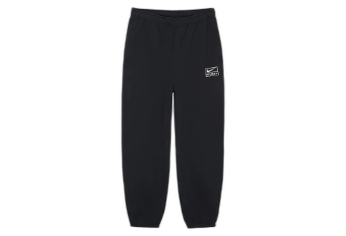 Stussy x Nike Stone Wash Fleece Pant Black (SS23)