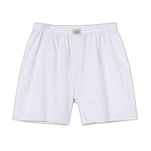 Stussy x Our Legacy Boxer Short Beige Brown Stripe