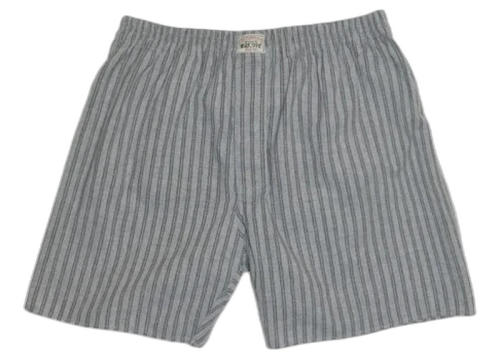 Stussy x Our Legacy Boxer Short Brown/Grey Melange Stripe