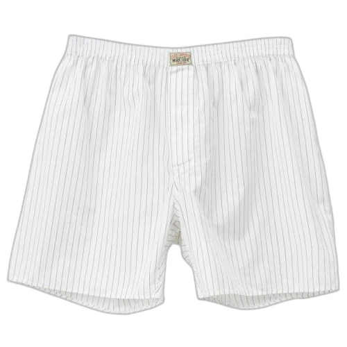 Stussy x Our Legacy Boxer Short Navy Pinstripe