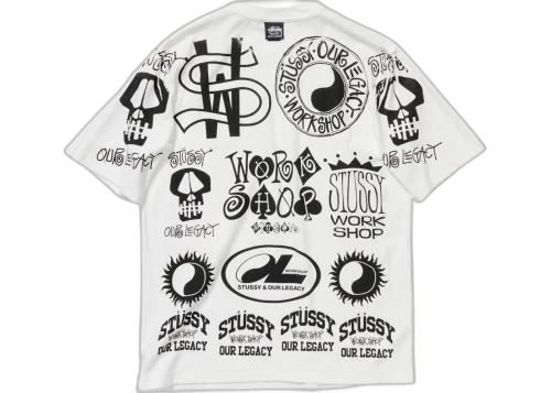 Stussy x Our Legacy Icons Pig. Dyed Tee Natural