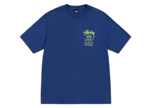 Stussy x Our Legacy Ol Surfman Pigment Dyed Tee Blueberry