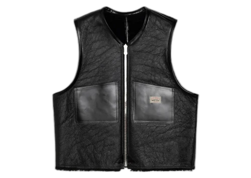 Stussy x Our Legacy Reversible Shearling Vest Black