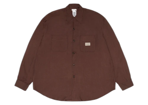 Stussy x Our Legacy Rocco Flannel Shirt Umber Twill