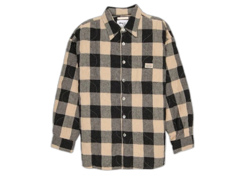 Stussy x Our Legacy Work Shop Borrowed Jacket Grey/Beige Check