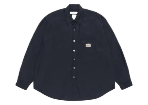 Stussy x Our Legacy Work Shop Borrowed Shirt Black Nylon Ripstop