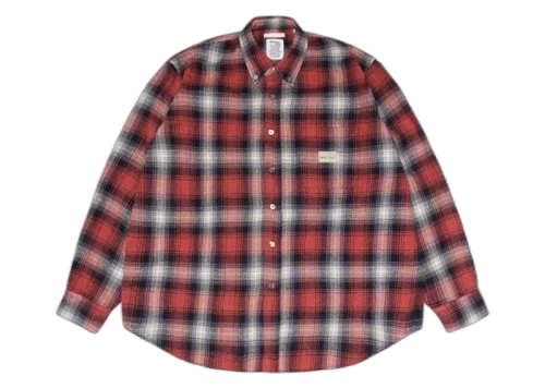 Stussy x Our Legacy Work Shop Check Shirt Red Arborist Check