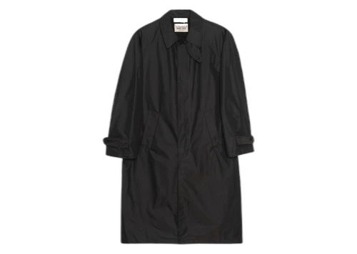 Stussy x Our Legacy Work Shop Raglan Car Coat Soot Black Solaro