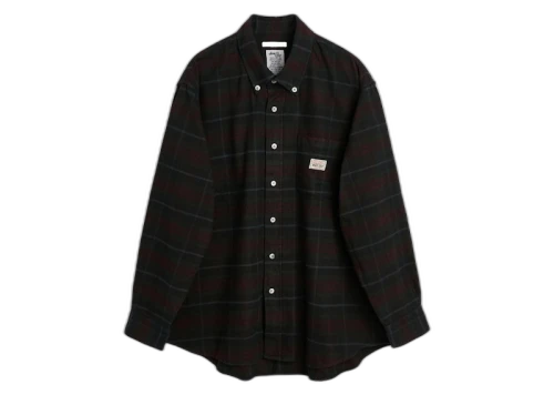 Stussy x Our Legacy Work Shop Shirt Overdyed Black Check
