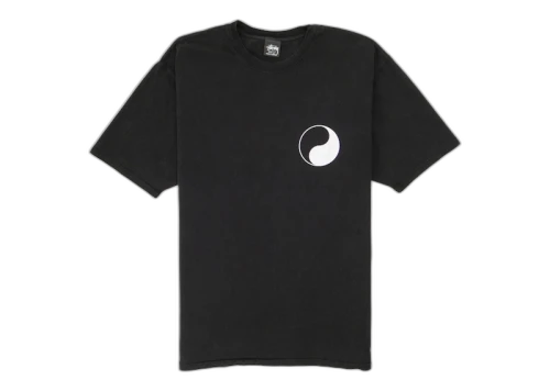 Stussy x Our Legacy Work Shop Yin Yang Pigment Dyed Tee Black