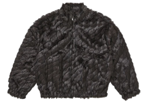 Supreme 2-Tone WINDSTOPPER Faux Fur Jacket Black